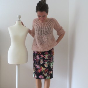 Mohair Pulli mit Scuba Rock 1