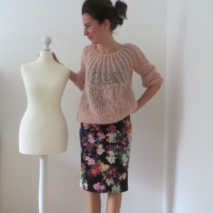 Mohair Pulli mit Scuba Rock 2