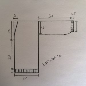 Modellskizze Größe 140