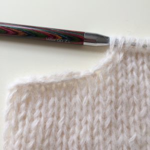 LOTILDA Big Cardigan Halsausschnitt mit 1x8 Maschen und 2x1 Masche