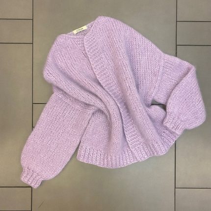 Strickanleitung MARTA Cardigan - Oversize Strickjacke mit Ballonärmel