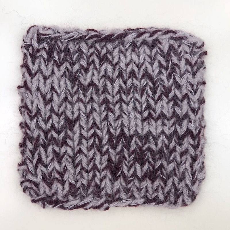 Meliert Stricken mit Lamana Como und Premia - Bordeaux