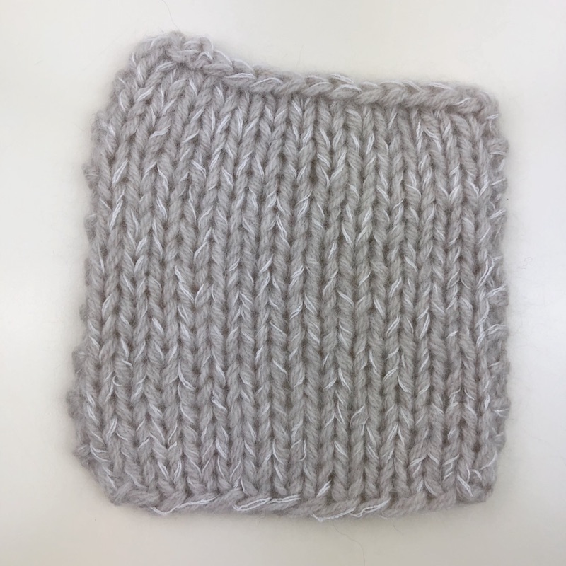 Meliert Stricken mit Lamana Como und Premia - beige