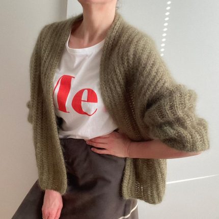 Strickanleitung ROSSI Neck Cardigan