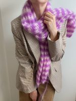 Kostenlose Strickanleitung für einen Patentschal mit Streifen